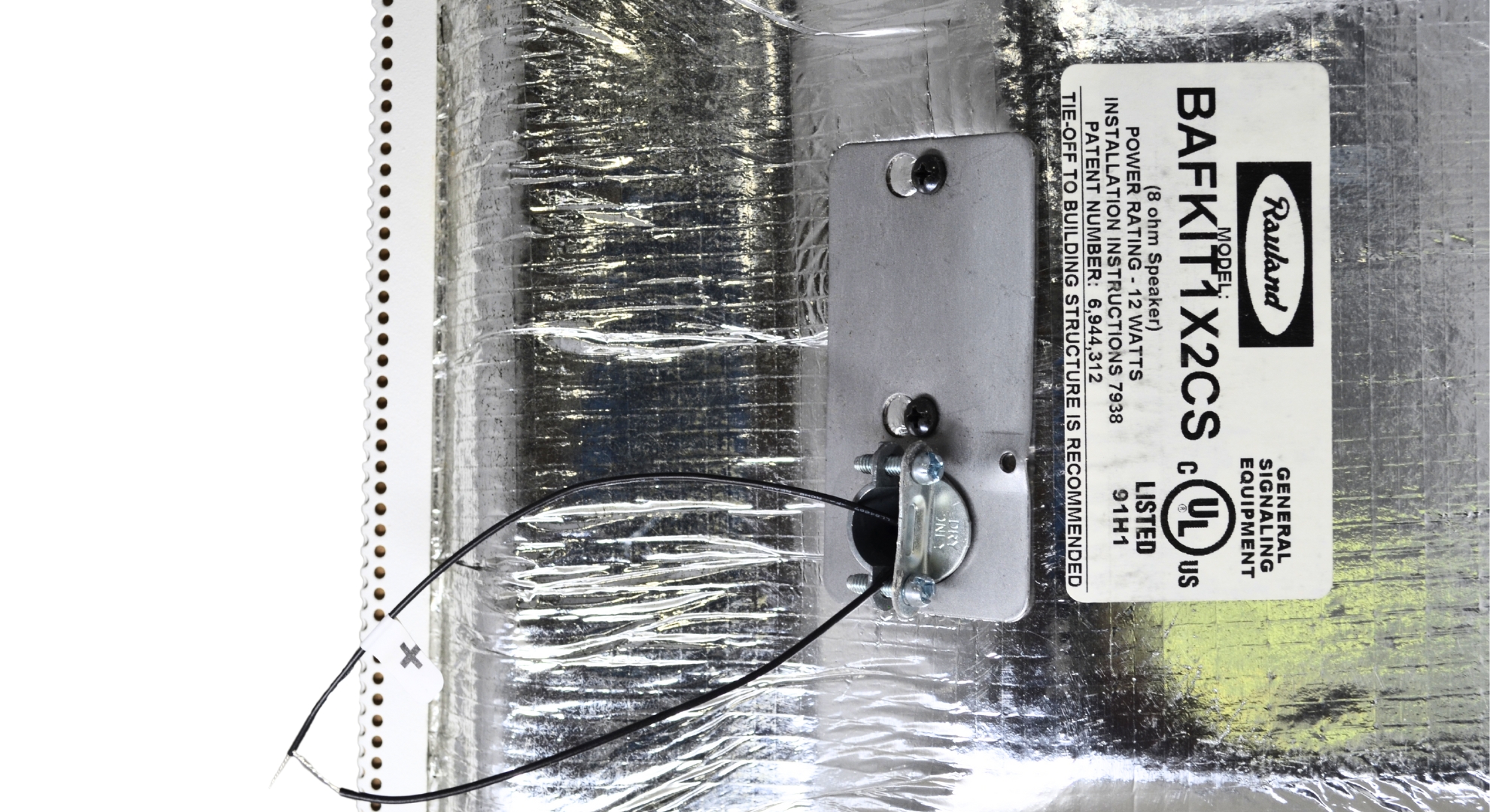 Rauland Borg BAFKIT1X2CS 8 Ohm 1' BY 2' LAY-IN-Speaker Assembly